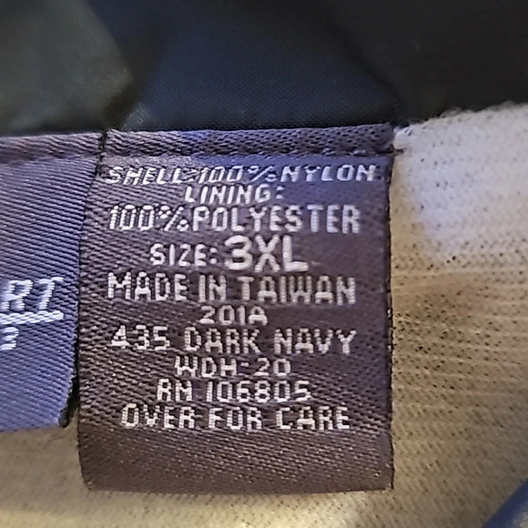 Auburn Sport Dark Navy Snap Jacket - Picture 6 of 7